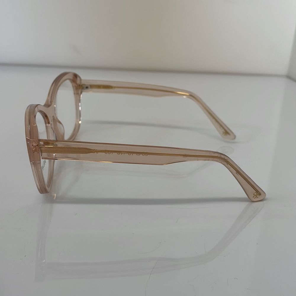 Velvet Eyeglasses, JEN, Transparent Light Pink - NEW - Picture 3 of 8